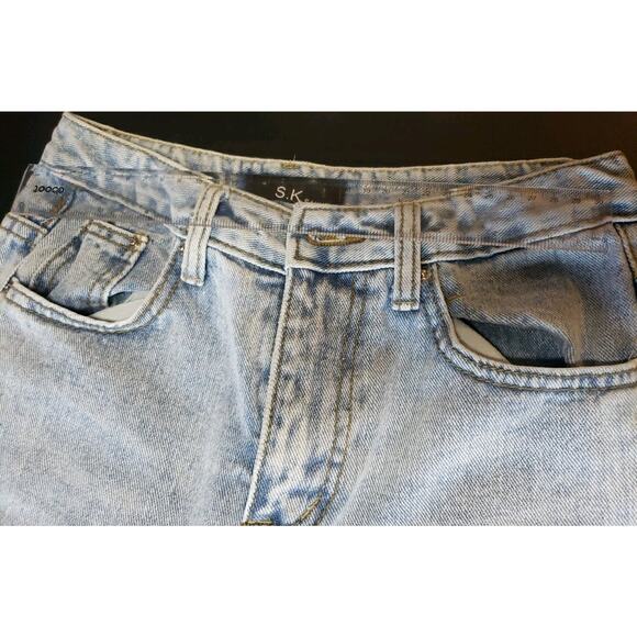 Light Wash Jeans Denim Unique Size 8 - Picture 3 of 10